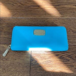 Turquoise Michael Kors Wallet